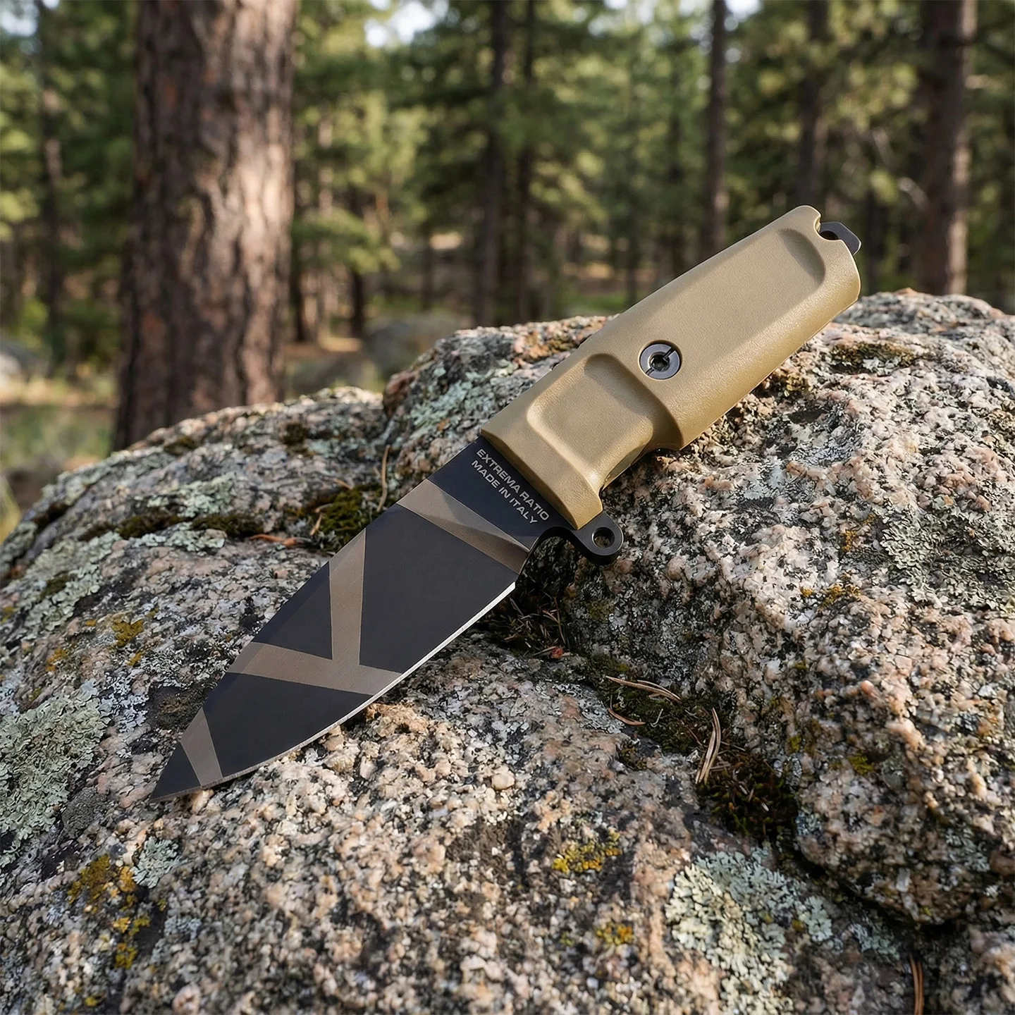 EXTREMA RATIO 0160 Outdoor Small Straight Knife Portable Camping Equipment Outdoor Emergency Rescue Sharp Knife