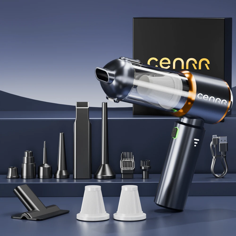 CENRR 2025 NEW Car Vacuum Cleaner Powerful Mini 998000PA Portable Vacuum Cleaner for Home Appliance Handheld Blower Car Cleaner image 3