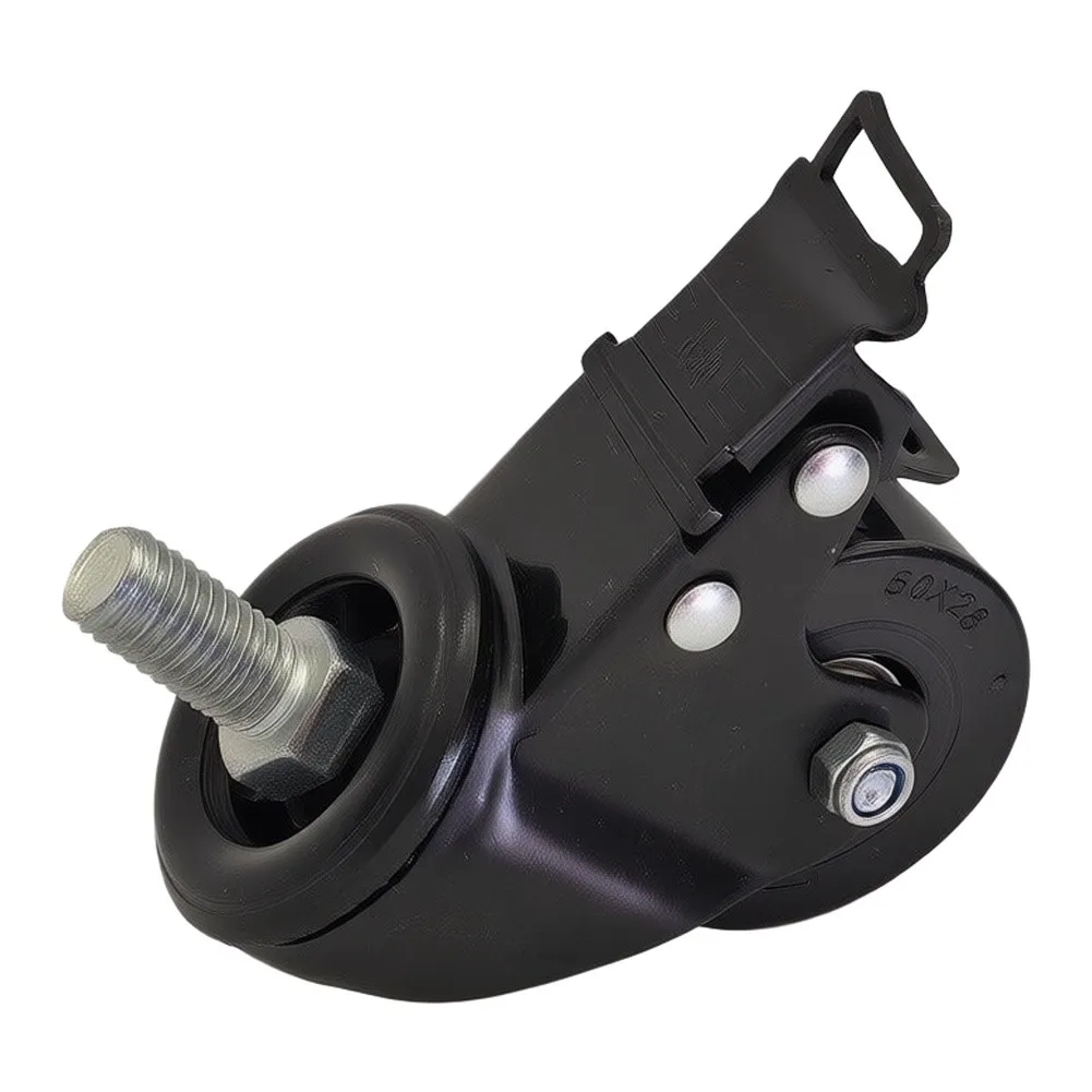 For 1.2 Inch Locking Caster Wheel Replacement Metal Black Grill Roller For Outdoor Barbecue Cart Mobility Upgrade Accessory