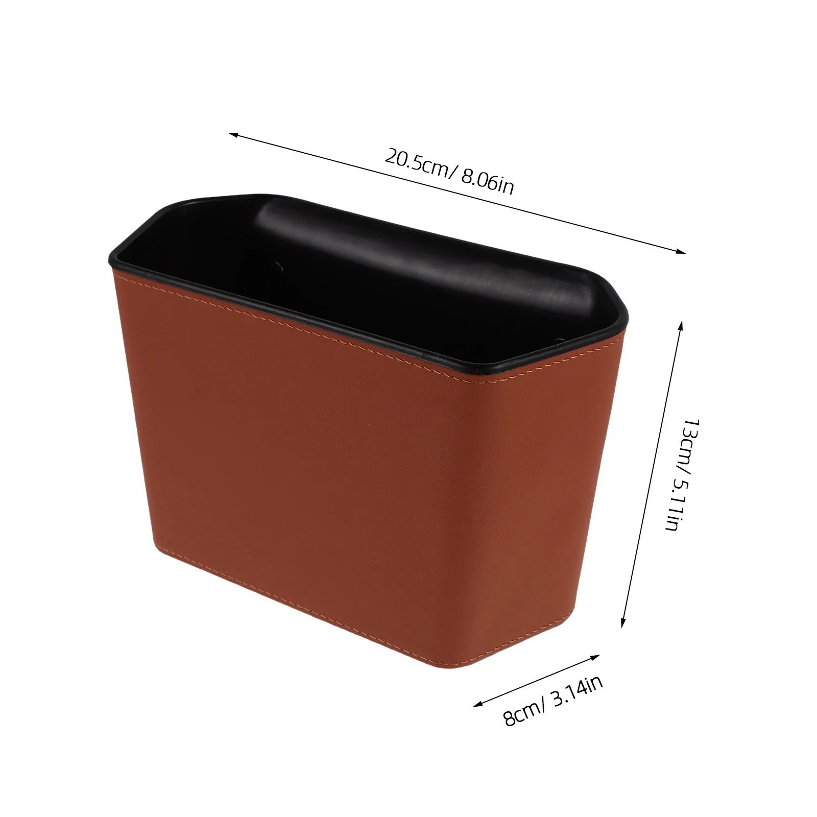 Car Trash Can Bin Removable Small Clip on Vehicle Garbage Container Waterproof Leakproof Hanging Trash Bin for Suv Truck