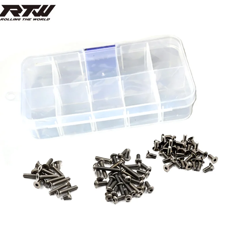 

80 pcs Titanium Screw Assorted Set For MST RMX 4 S PRO with box