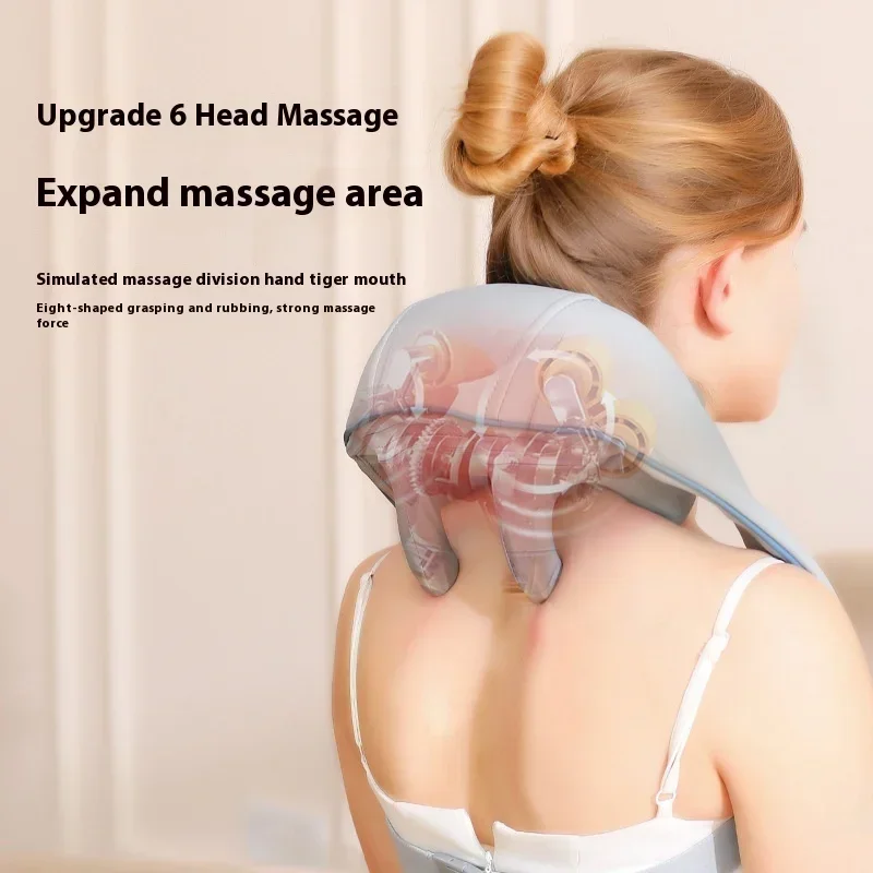 NEW Shoulder And Neck Massager 26W Bldc Massager Shoulder And Neck Multifunctional Kneading Hot Compress Massage Shawl