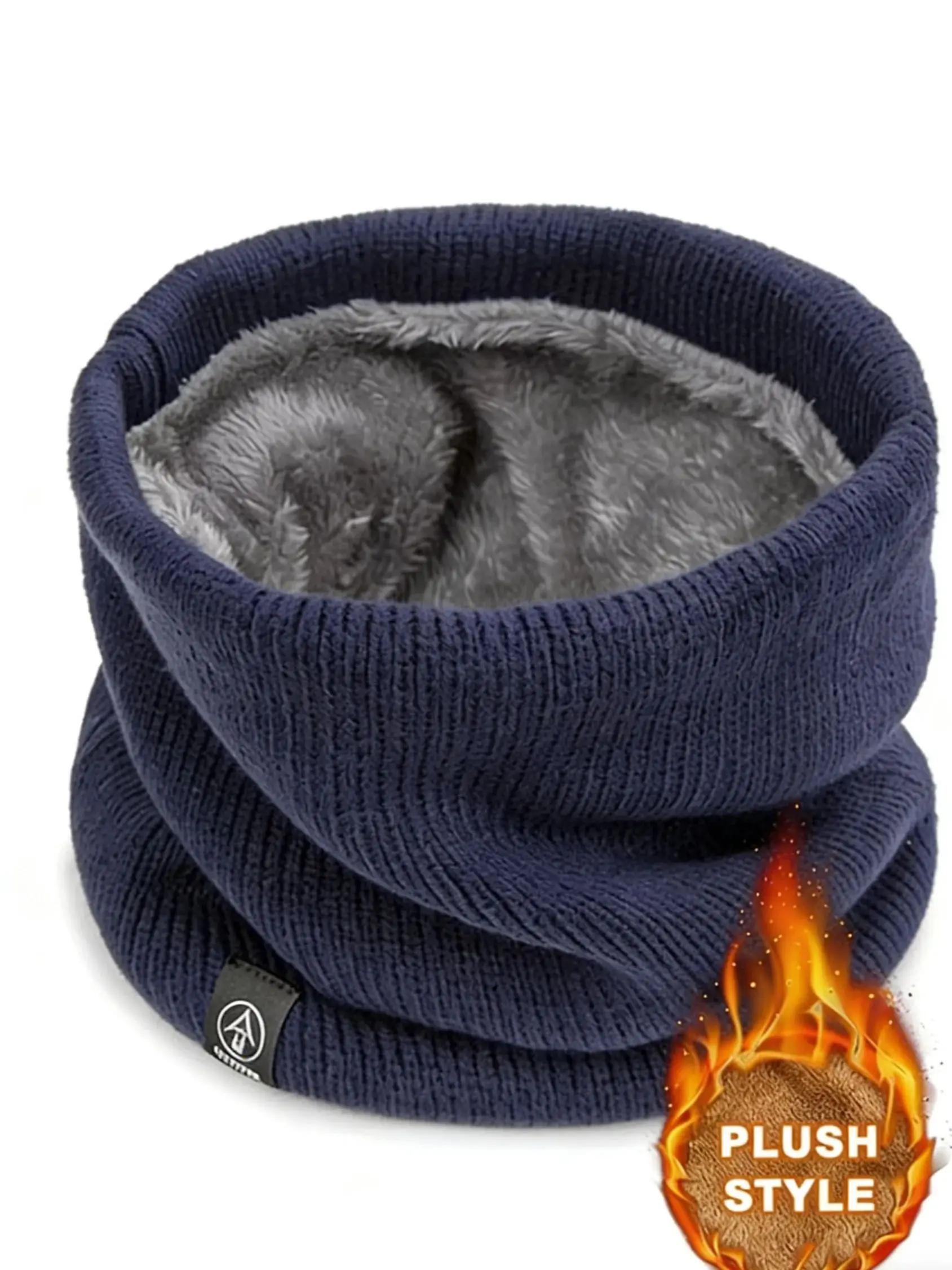 AliExpress WRELS Unisex Thermal Knitted Neck Gaiter Winter Sport Scarf Windproof Face Cover For Skiing Running Cycling Cold Weather Outdoor