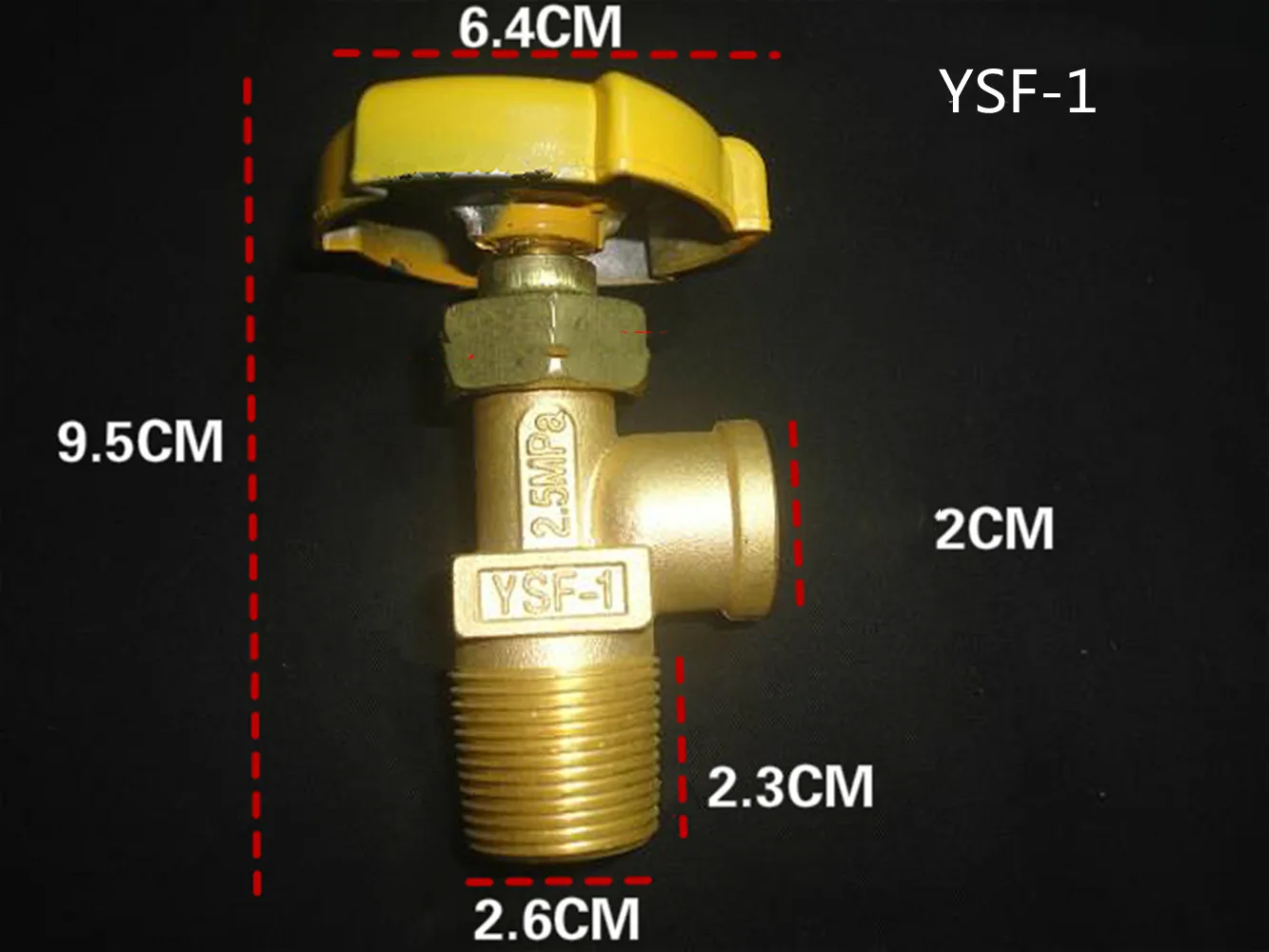 YSF-1/YSF-4/YSQ-3 Household 2.5Mpa 5kg/10kg/15kg Pressure LPG Bottle Valve for Gas Cylinder Tank
