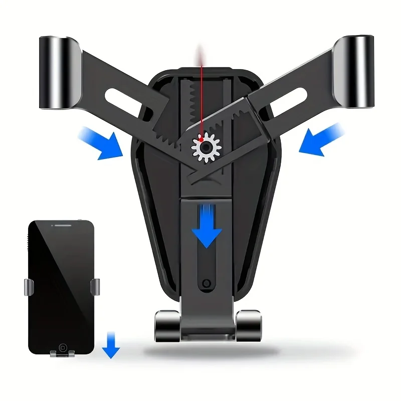 Автомобильный кронштейн для мобильного телефона, автоматический многофункциональный автомобильный воздухозаборник, гравитационный навигационный кронштейн, универсальный кронштейн для мобильного телефона