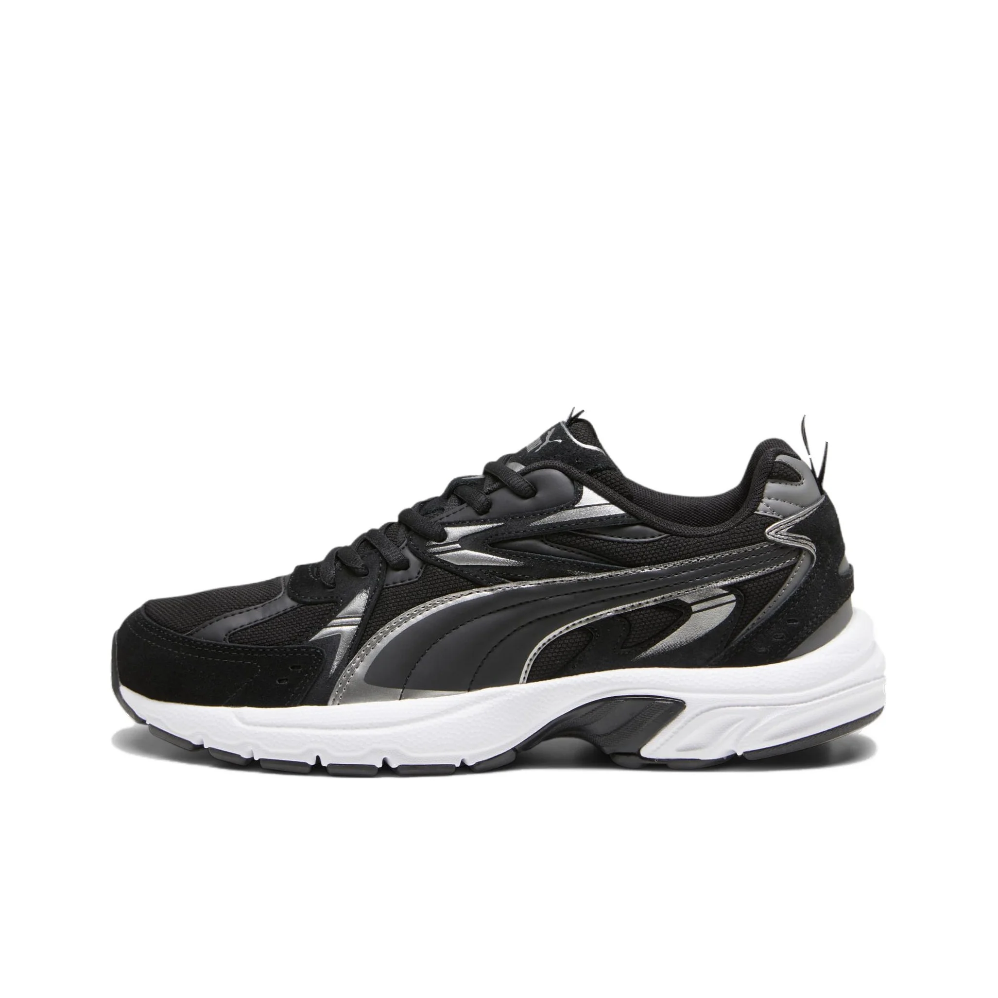 PUMA Milenio Cushioning Breathable Low top Casual Shoes Men's Black 393489-01