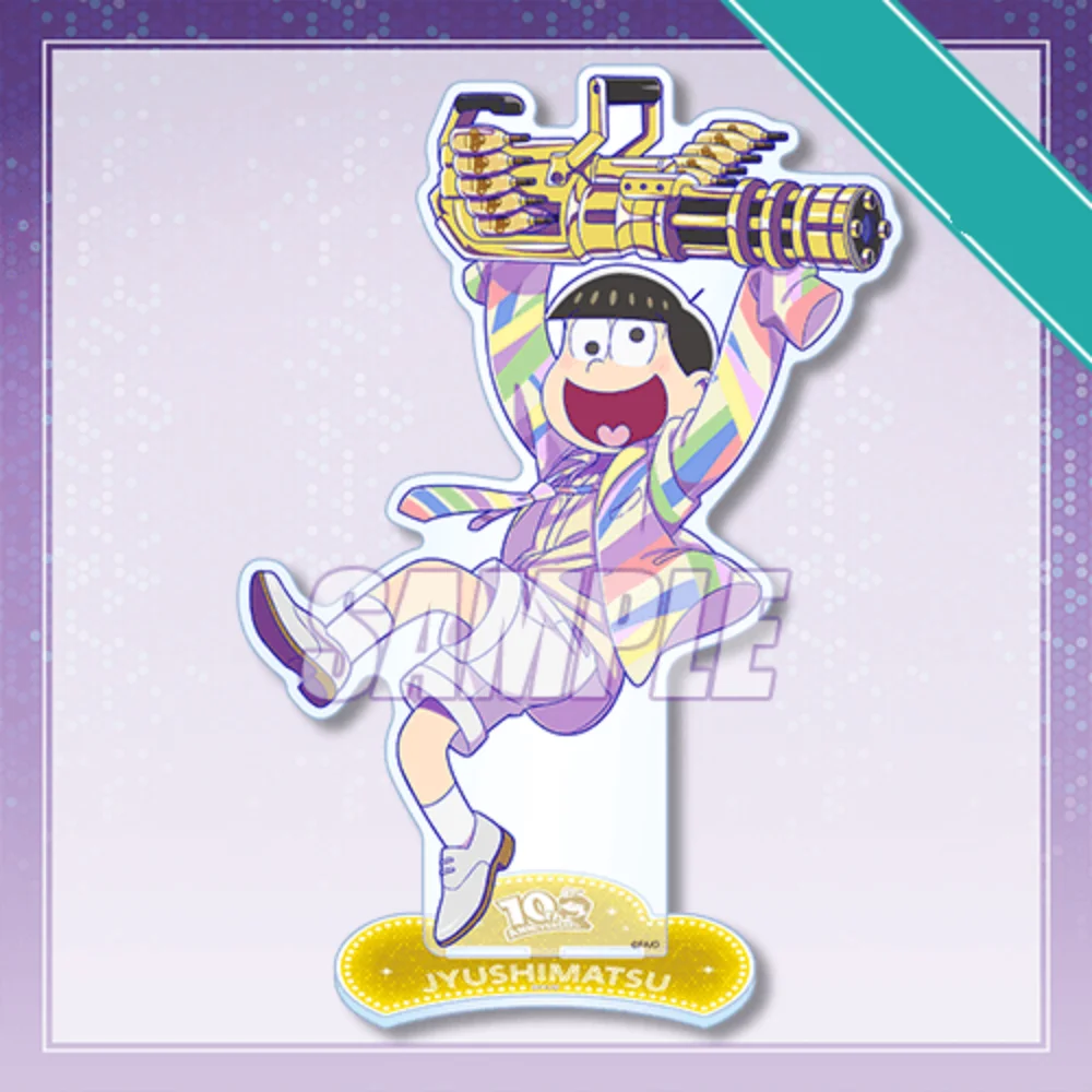 Mr Osomatsu Anime Acrylic Stand Keychain Osomatsu Karamatsu Choromatsu Ichimatsu Character Merch Custom Pattern Available