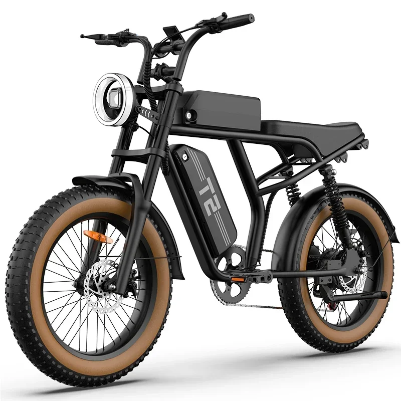 URLIFE T2 City Erwachsenen E-Bike 48V15.6AH Akku Stadtpendler Elektrofahrrad 20*4 Zoll Fette Reifen E-Fahrrad – Detail 11