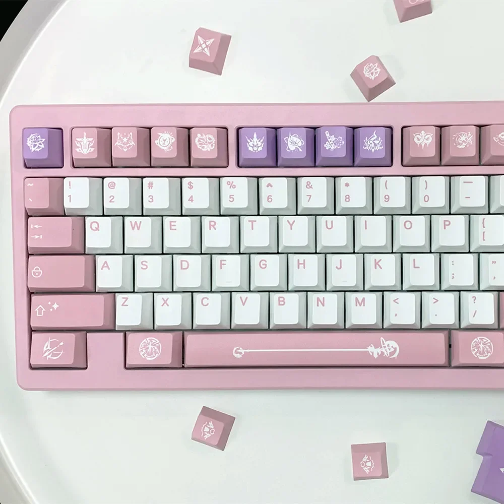 Original Custom PBT Keycap Arijah Animation Cherry Profile DYE Subbed ISO Enter 2U 2.25U 2.75U 3U 6.25U Spacebar