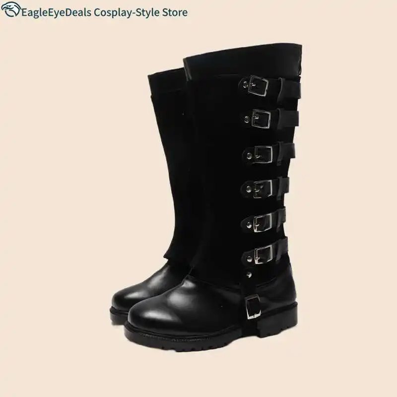 أحذية Game Cry 5 Virgil التأثيرية مع زيادة الشيطان قد ميزة الملحقات للأحذية المصنوعة حسب الطلب وشعر مستعار