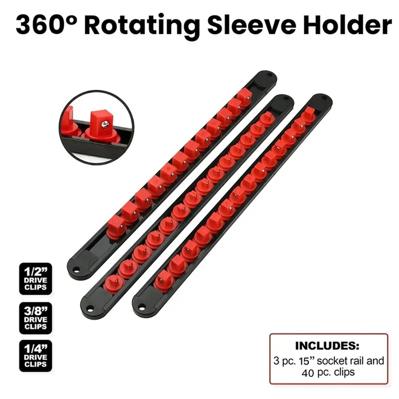 【HOUSEHOLD GOODS】360° Rotating Plastic Socket Organizer 1/4