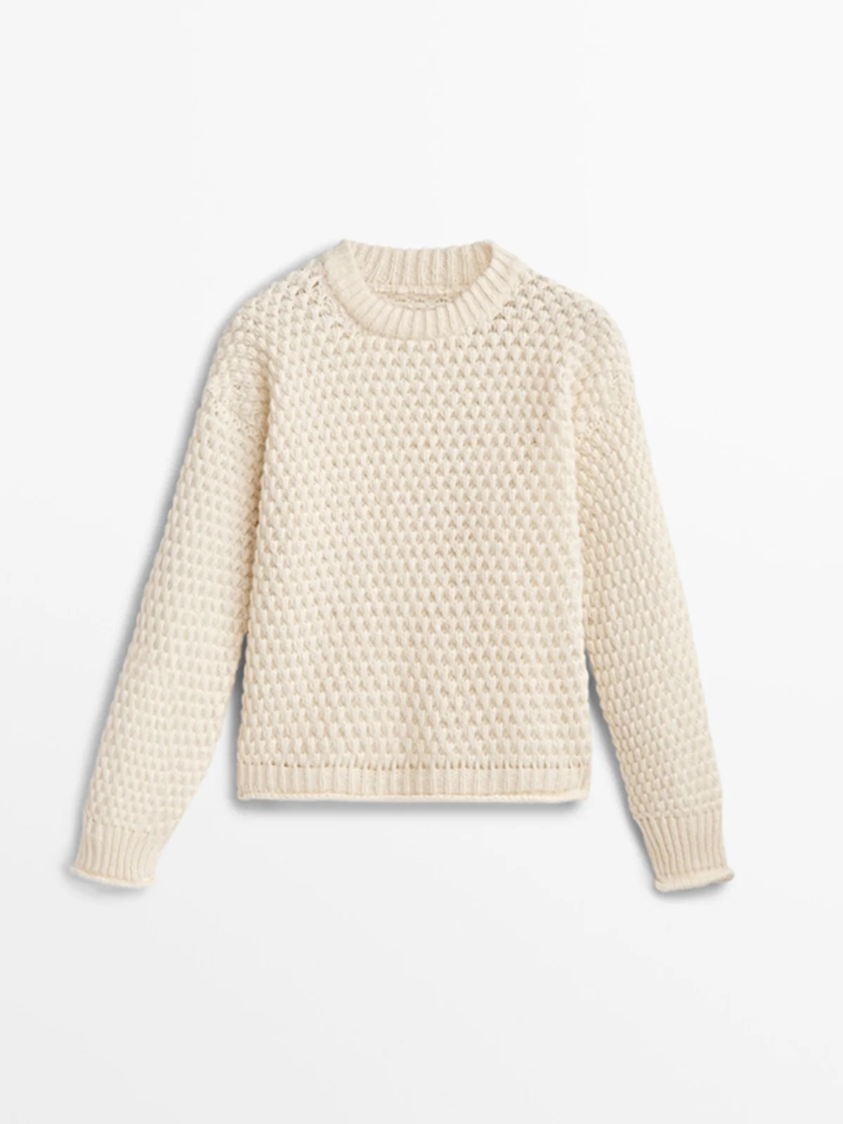 2023 otoño nuevo suéter de punto para mujer diseño hueco Crochet redondo Ne versátil Sle largo Sve longitud Regular ajuste recto