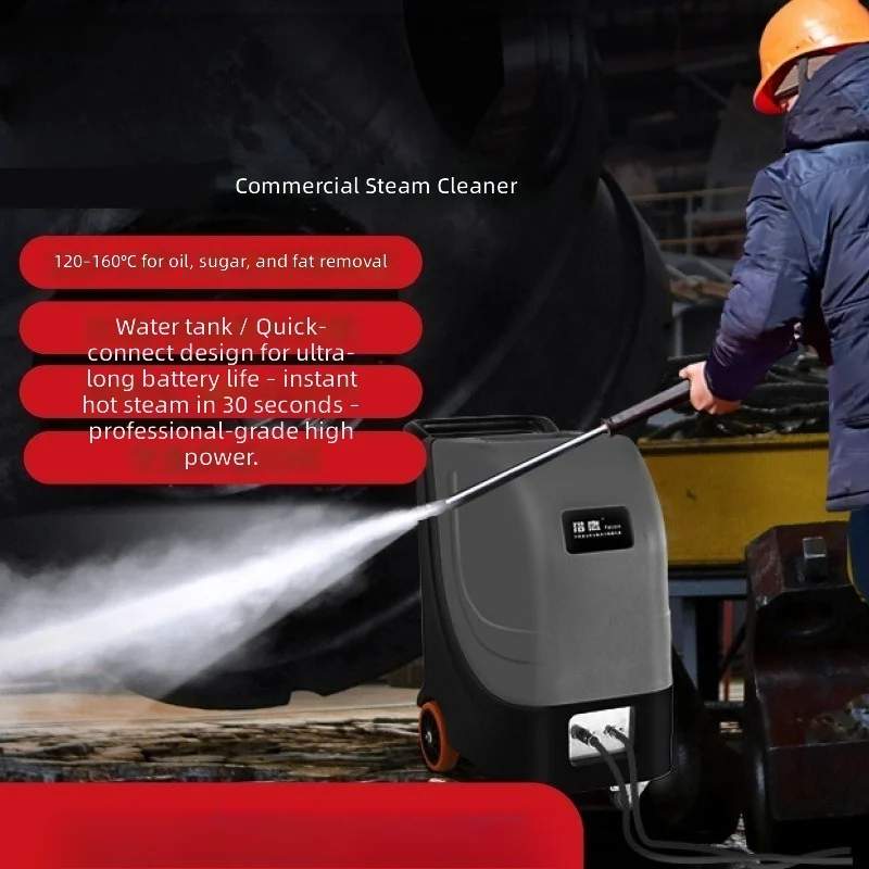 Saturated Dry Steam Cleaner, Industrial Grade High Power, Degreasing and Sugar Removal, Pure Physical Cleaning, 16 Bar Pressure