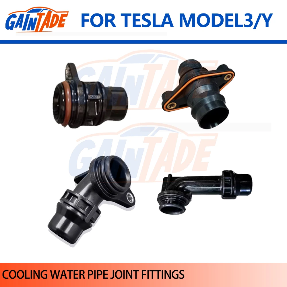 Cooling Water Pipe Joint Fittings For Tesla Model3 17 ModelY 19-25 1102191 1505074 1102194 1102192 Replacement Parts Accessories