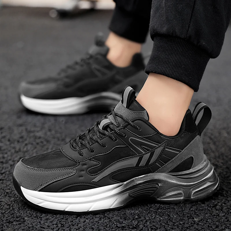 

Men's sports shoes, lightweight carbon plate racing running shoes, winter shock absorption, anti slip, wear-resistant, breathabl