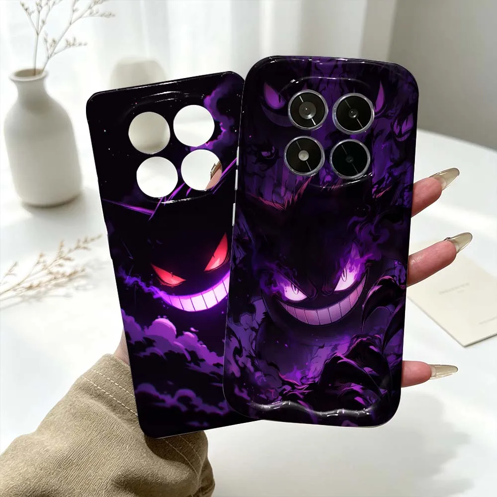 Deluxe P-Pokémon G-Gengar For Xiaomi Poco M8 M7 M6 M5s M4 F8 F6 F5 F4 X7 X6 X5 Pro Feilini Hard Case Wave Oil Soft Case