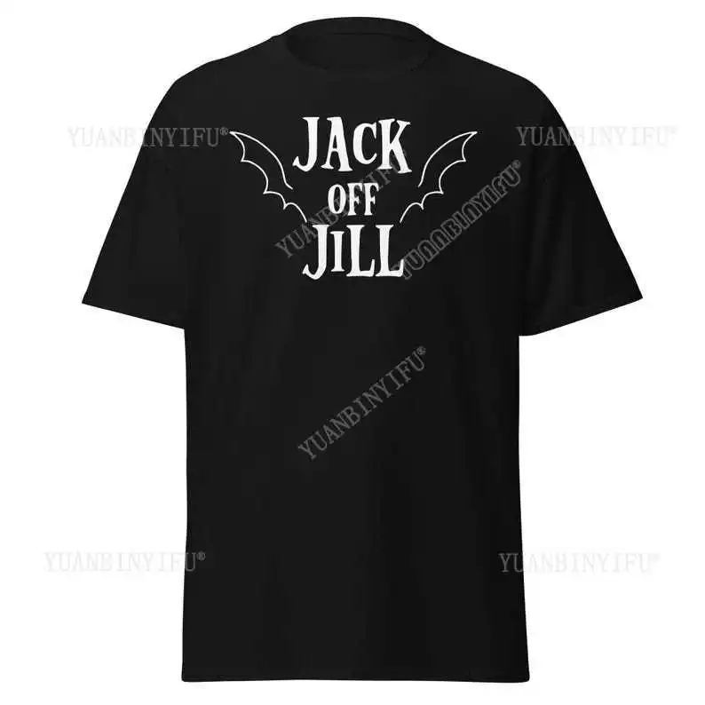 Jack Off Jill T-Shirt Vintage Punk T-Shirts Punk Rock Band Merch Cotton Vintage Round Neck Streetwear Tees Short Sleeve