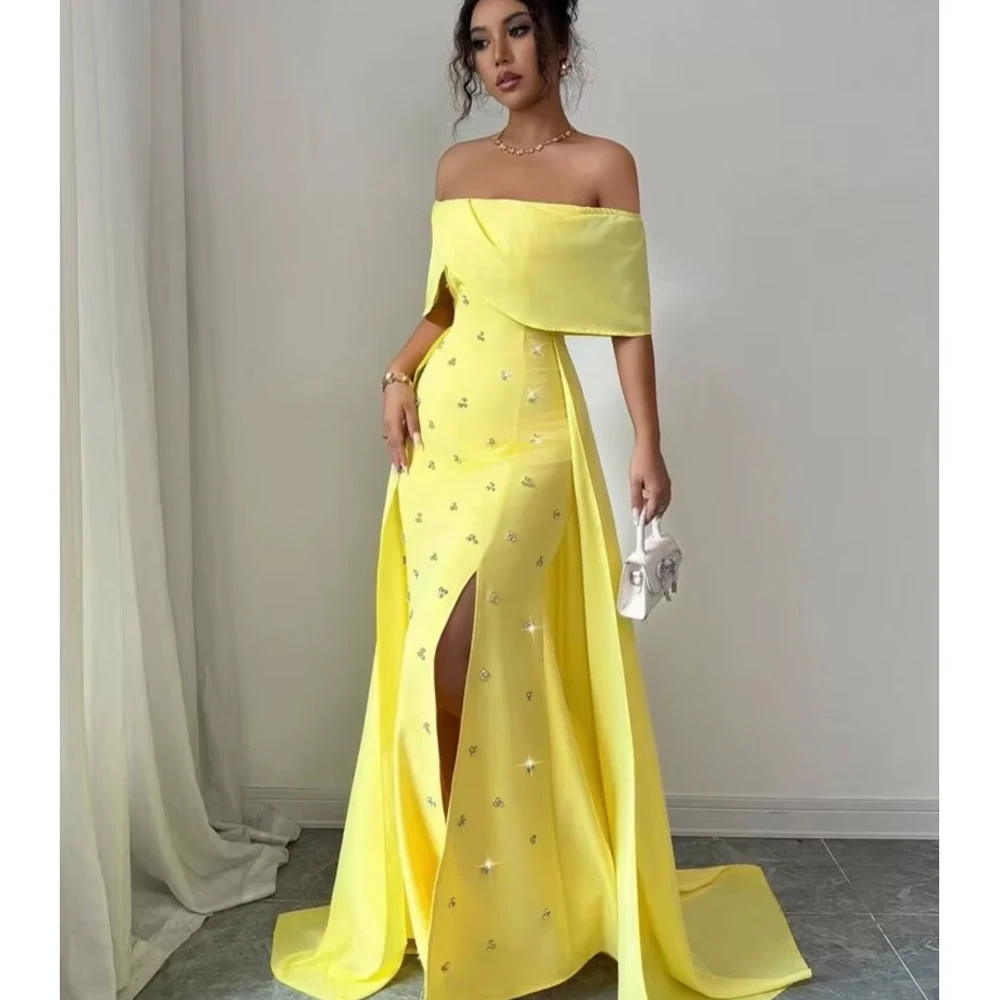 

Customized Line A Robe De Cocktail Femme Custom Made Elegant Evening Party Dresses for Women Evening Dress Women's Prom Gowns