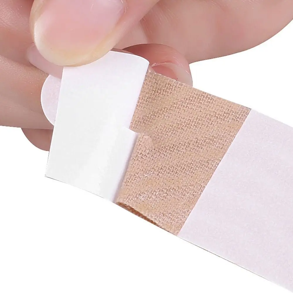 10PCS New Elastic Cloth Wrist Patches Khaki Relieving Thumb Pain Tendon Sheath Patch Breathable Anti-sprain Bracers