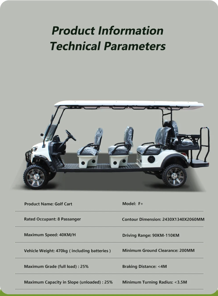 lsv Power 4 Wheel Electric Mobility Scooter Handicapped Scooter Golf Cart for Sale