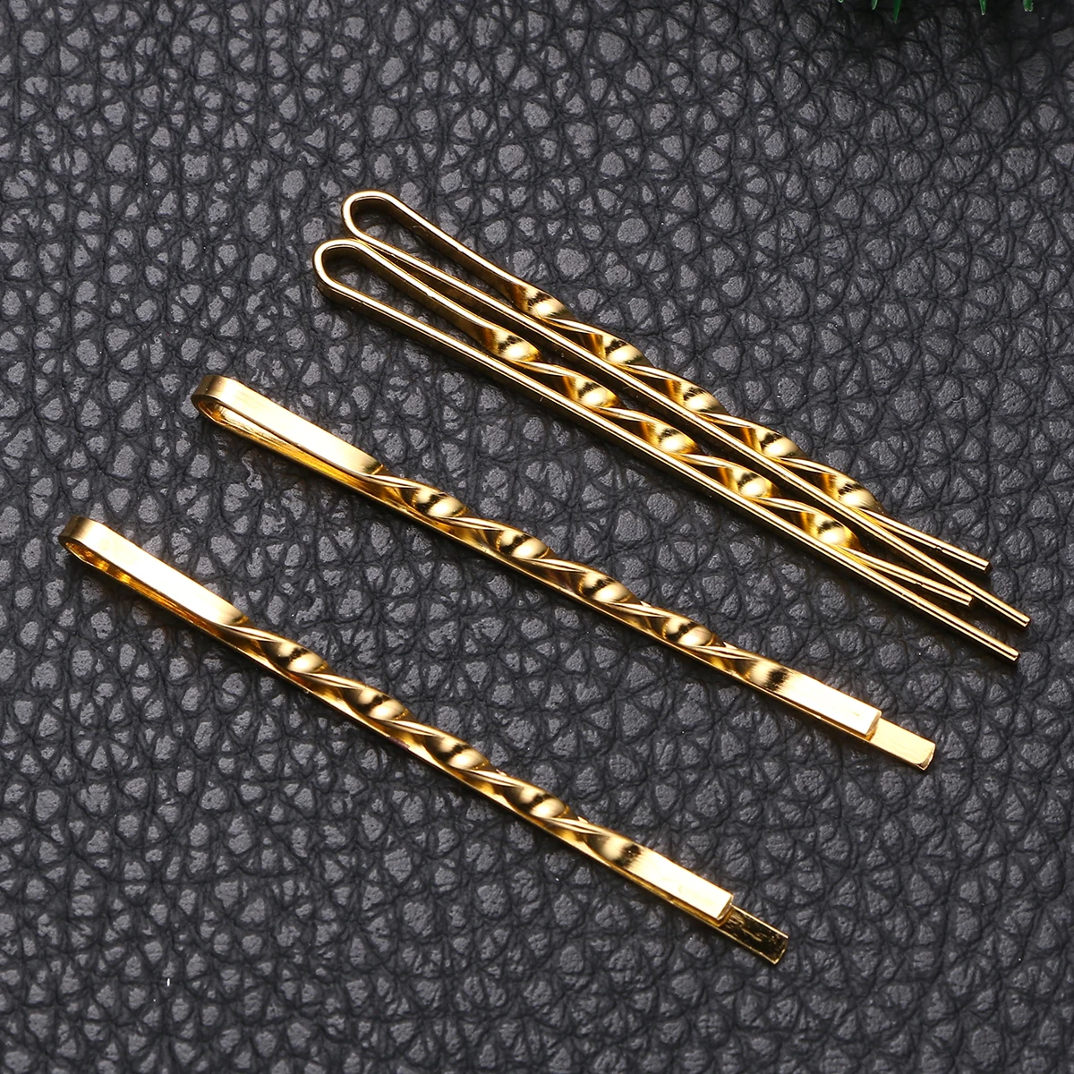 

72pcs Metal Hair Clips Alloy Strong Hold For Women Girls Fashion Bobby Barrettes Golden Hair Styling Tool