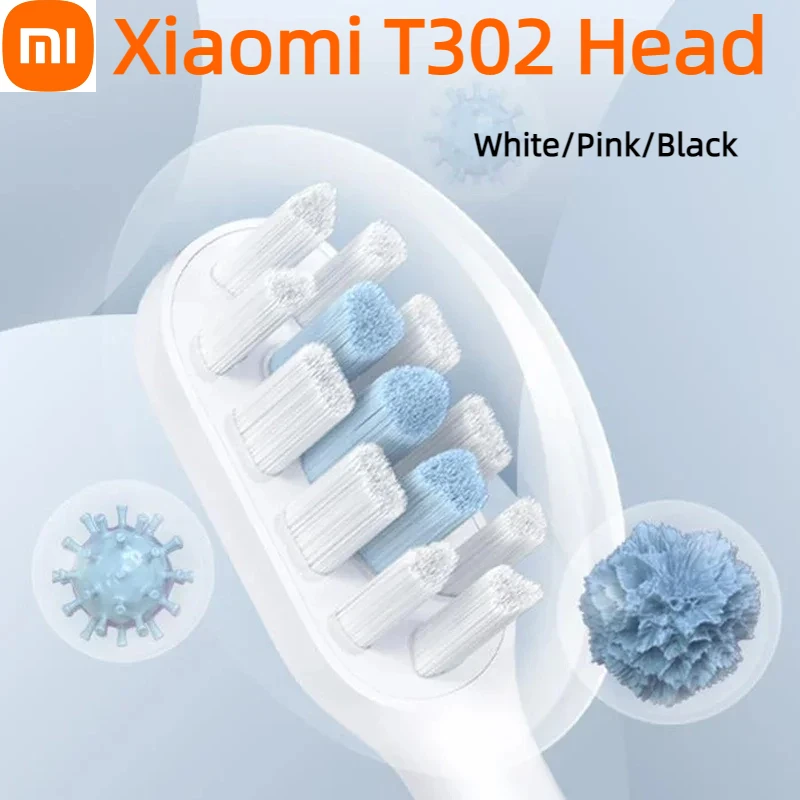 No Box Xiaomi Mijia T301 T302 Sonic Smart Electric Toothbrush Head DuPont Brush Head Oral Hygiene Spare Pack Replacement