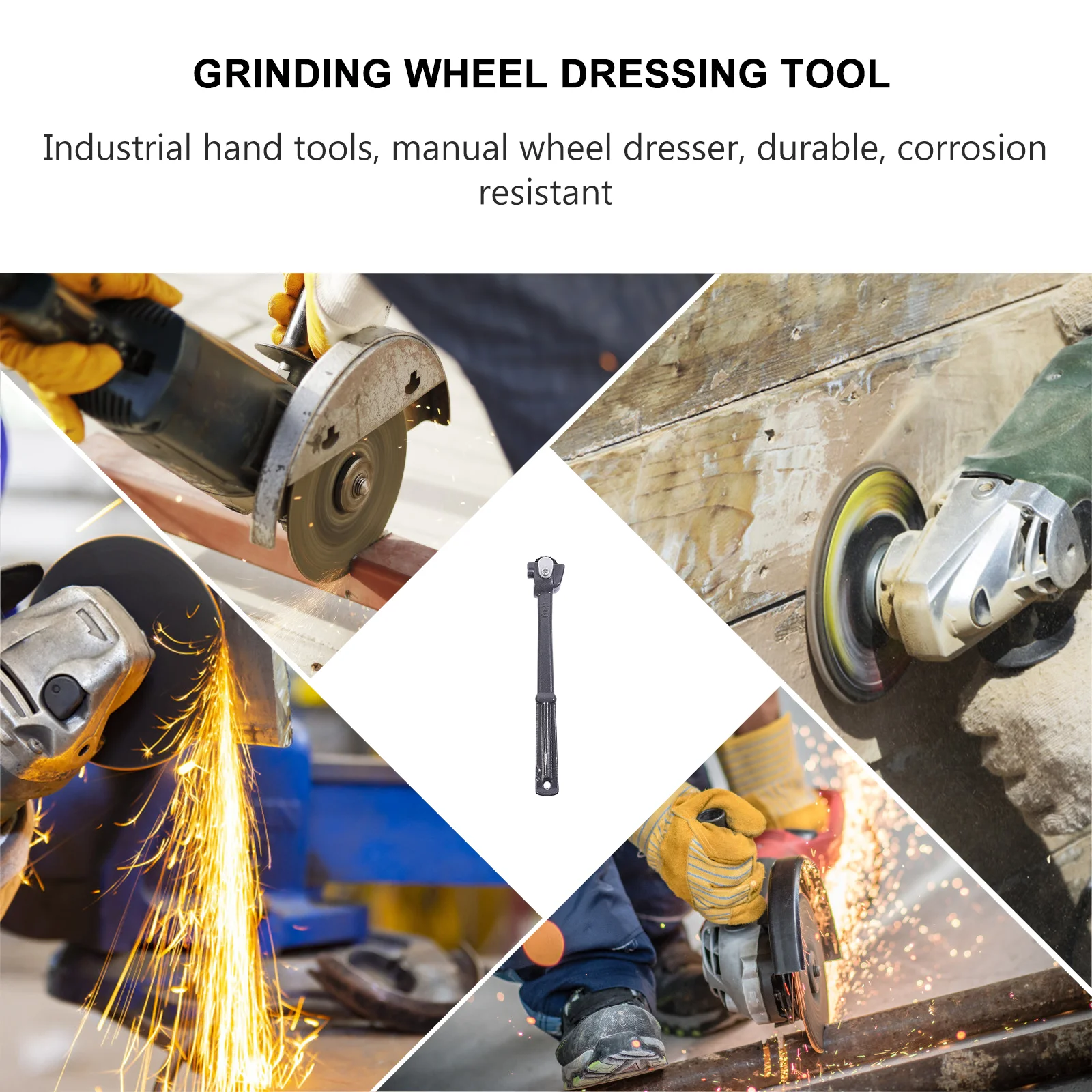 

Handheld Wheel Dresser Bench Grinder Accessories Dark Grey Iron Material Professional Tools Portable Grinding Trimmer Star Tooth