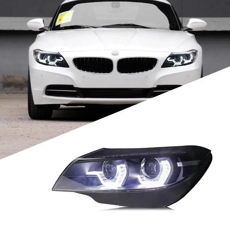 

Suitable for 09Z4 headlight assembly E89 modified lens xenon headlight led daytime running light streamer turn signal