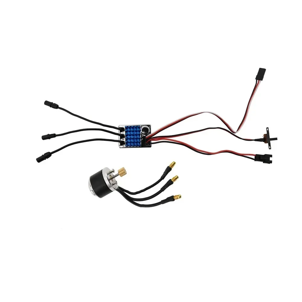 

2322 Brushless Motor 2600kv Parameter Adjustable Power Upgrade Kit and 45A ESC for MN82S MN82Pro MN99S MN168 1/12 RC Car