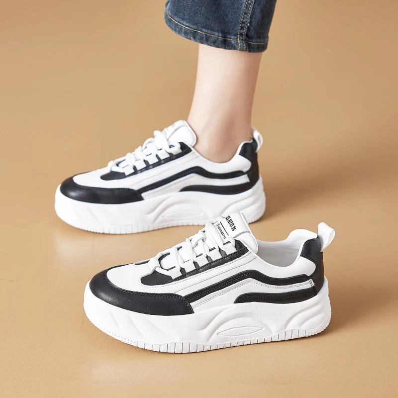 

AIYUQI 2026 New Women's sneakers shoe Anti-slip lace-up student spring and autumn women shoes Plus size flat casual shoes female