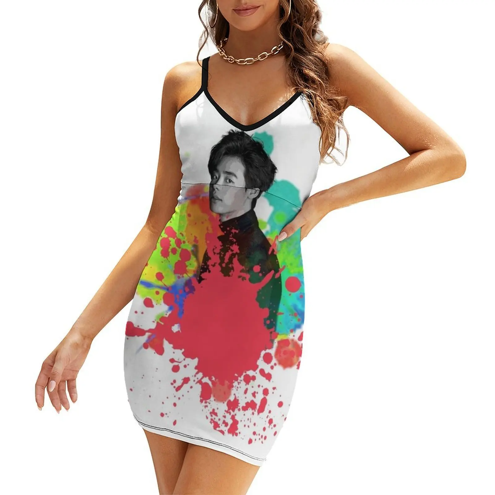 

Lee Jong-Suk, Jongsuk, Jong Suk, Oppa Sling Dress african dresses for woman summer dress for women 2025 luxury dresses