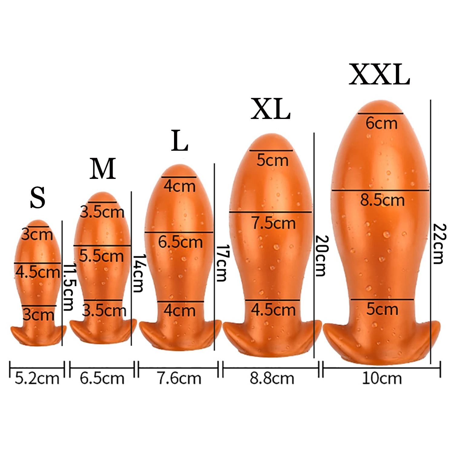 Liquid Silicone Oversize Dragon Egg Anal Plug Dildos Big Anal Dilator Penis Stimulate Anus Sex Toys Butt Plug for Women and Men