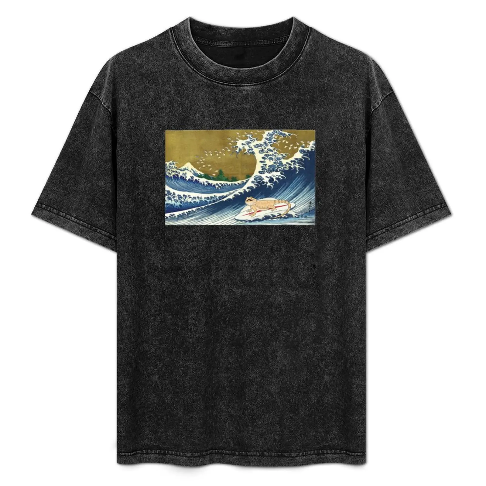 

Bearded Dragon T-Shirt Casual Graphic Print Tee