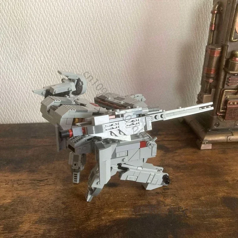 Blocs de construction MOC, armure de chasse, équipement métallique Rex, robotique mécanique, briques à assembler éducatives, jouet pour enfants, cadeau d'anniversaire et de noël