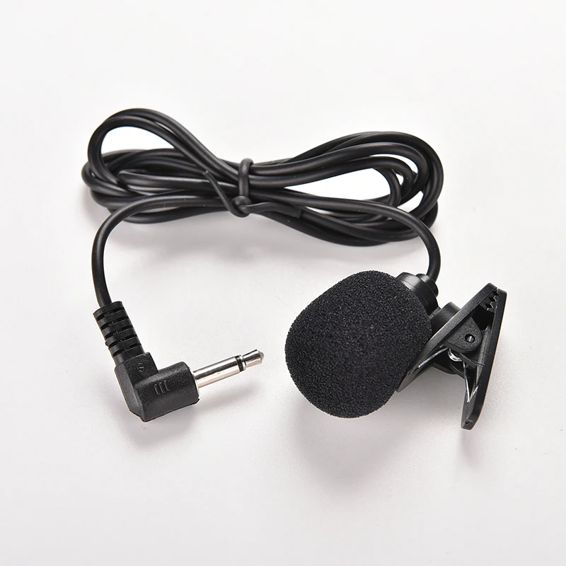 3.5mm Mini Studio Speech Mic Microphone Clip On Lapel For PC Desktop Notebook