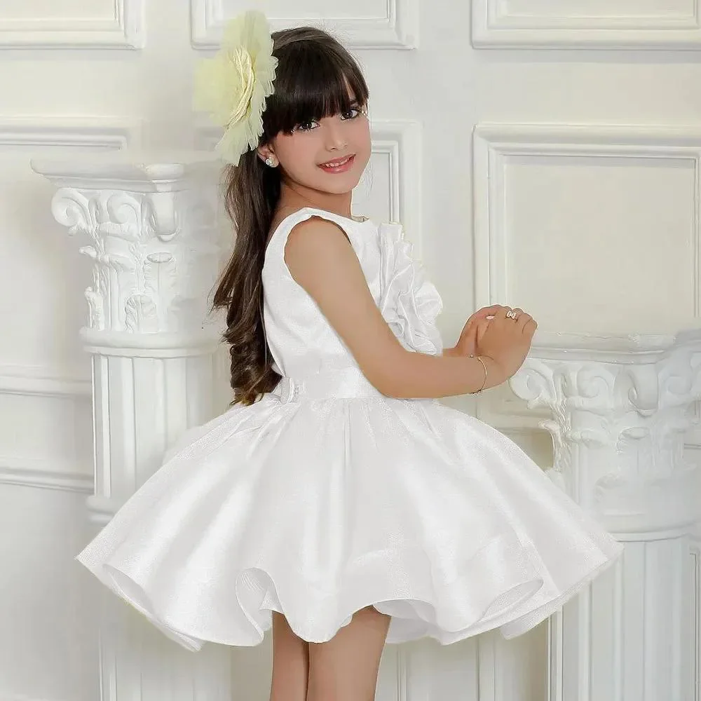 

Elegant Kids Birthday Clothes Children Princess Dress Wedding Yellow Pageant Gown Performance Tutu Ball Outfits Vestido Children