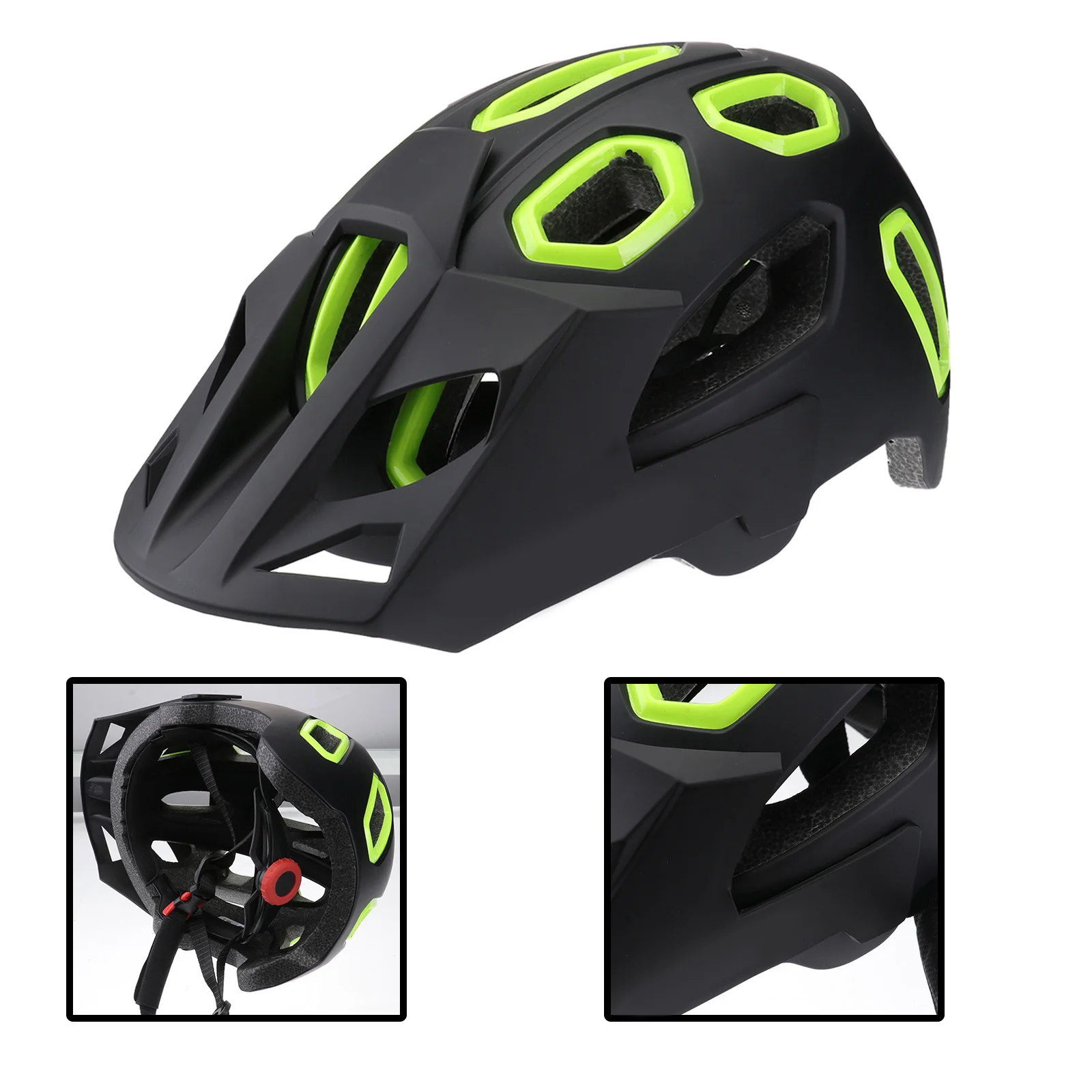 

1 шт., скейтборд для езды на горном велосипеде, велосипедное снаряжение, регулируемое большое вентиляционное отверстие, черный для мужчин и женщин, спортивная безопасность на открытом воздухе