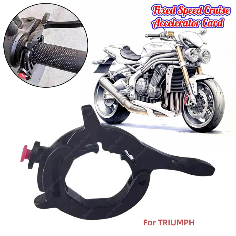 Motorcycle Cruise Control Handlebar Throttle Lock Assist  For TRIUMPH SPEED FOUR 600 Speed Triple R RS S TWIN SPEEDMASTER