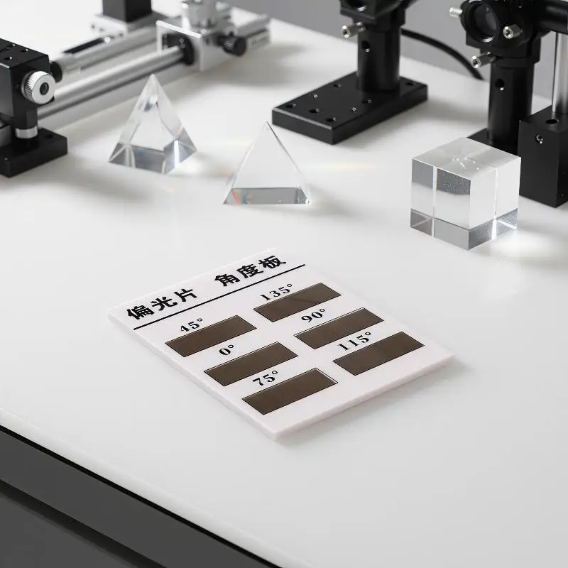LCD Polarizer Test Panel 0/45/90/135 Degree High Transmittance Polarizing Film for Digital Product Screen Repair Use