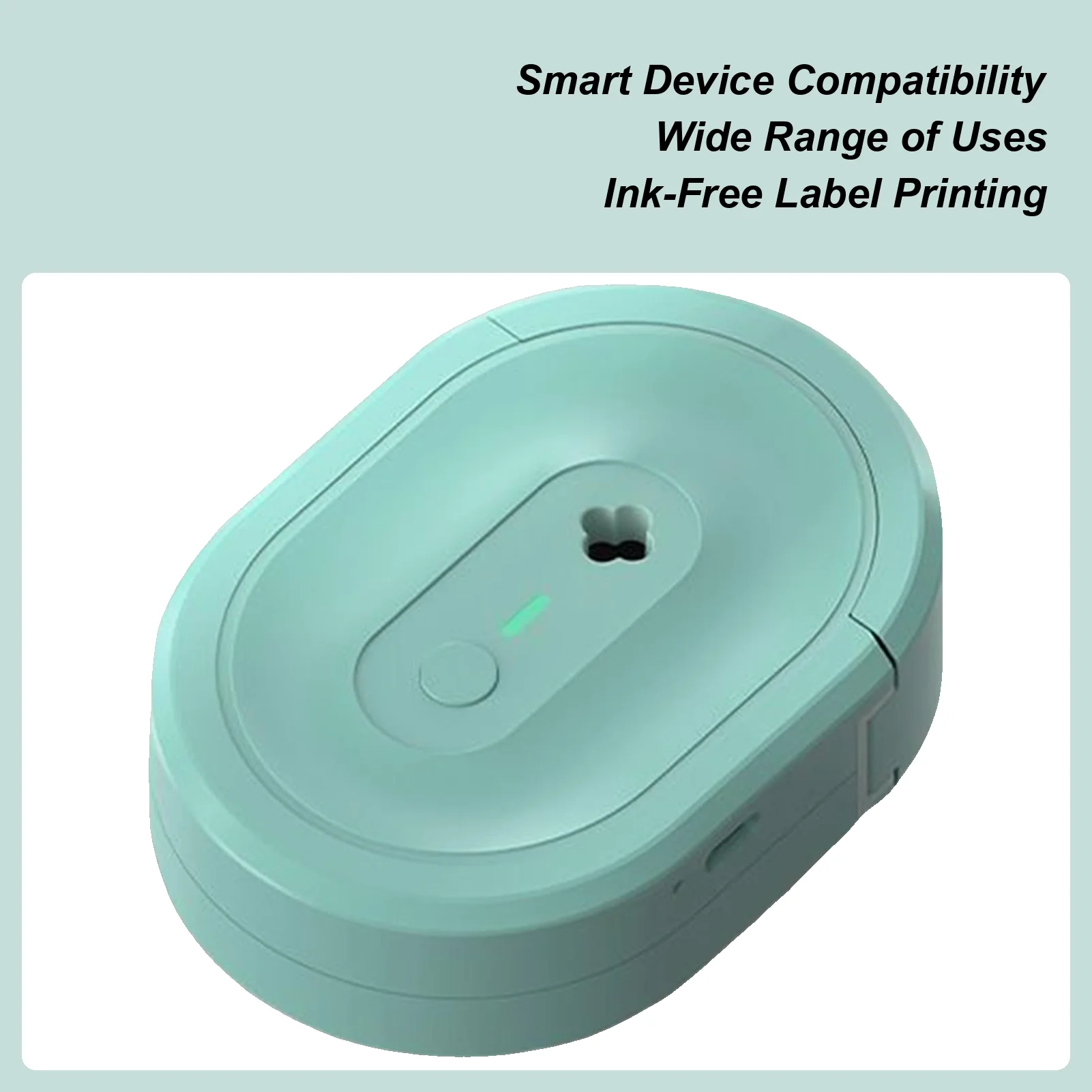 Thermal Label Maker Wireless Thermal Package Label Printer Portable Printing Device For File Folders Document Sorting Warehouse