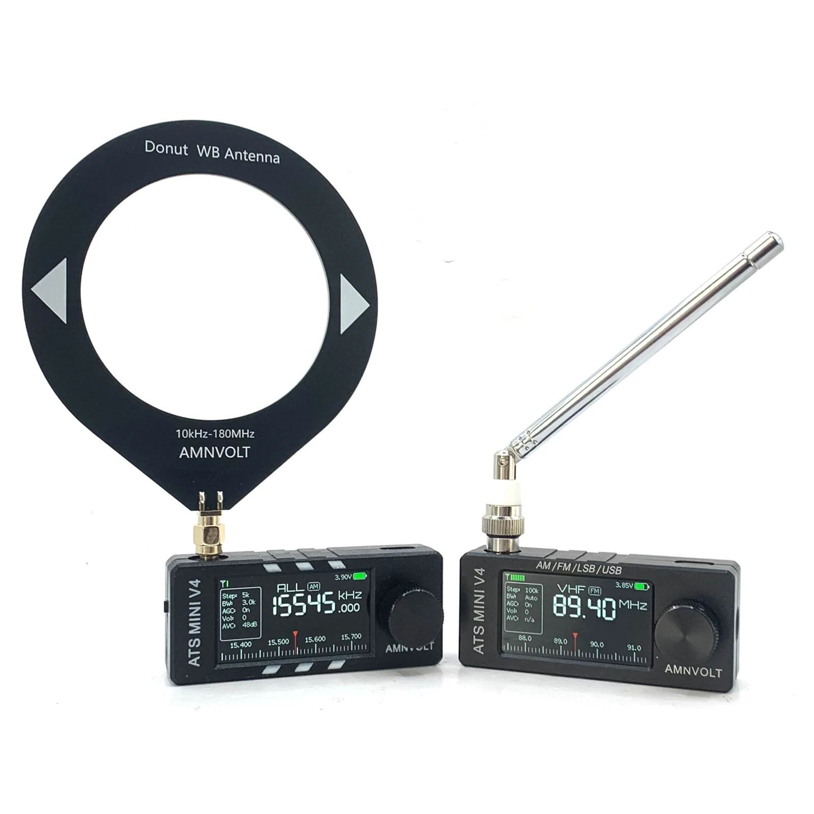

Портативное AM/FM-радио с DSP, 1.9-дюймовым IPS-экраном, приемником LSB, USB и транзисторным усилителем для использования в помещении и на улице