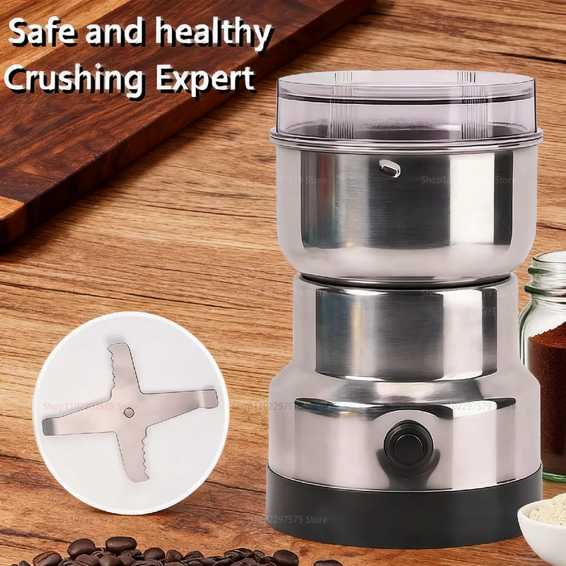 【セール中】2025年 ポータブル電動グラインダー ベビーフード コーヒー豆 スパイス ペッパー ステンレス製 超微粉砕 コンパクト 家庭用