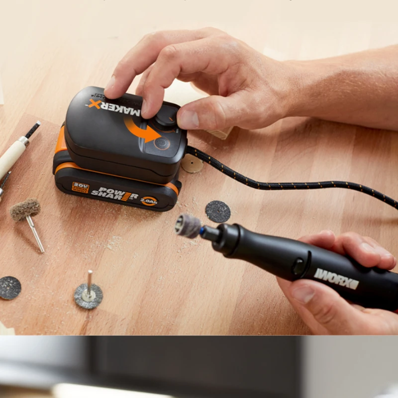 Youpin Worx ไฟฟ้าเครื่องเชื่อมเหล็ก MakerX ไม้และโลหะ Crafter WX744.9 Bare เครื่อง Universal WORX 20V แบตเตอรี่