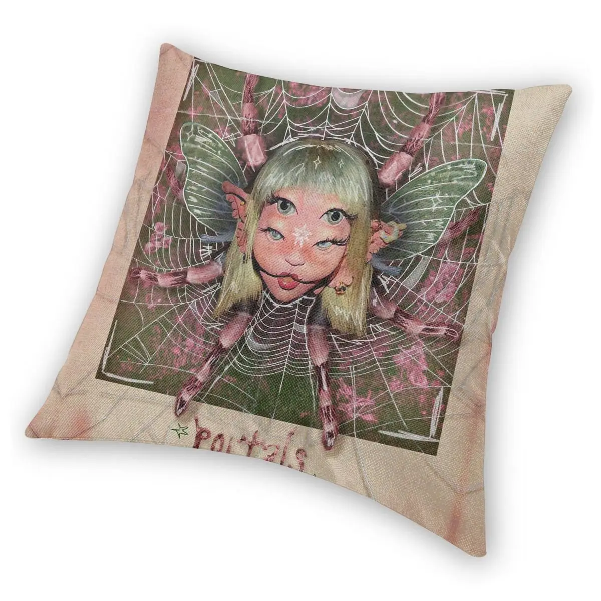 Melanie Martinez Portals Pillowcase Printing Polyester Cushion Cover Gift Throw Pillow Case Cover Home Zipper 40*40cm