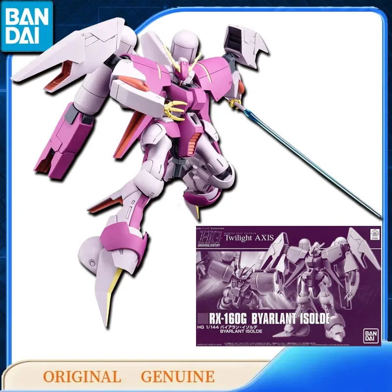 

Bandai Original Genuine GUNDAM HG 1/144 RX-160G BYARLANT ISOLDE Anime Action Figures Toys Kids Gift Assembly Model Ornaments