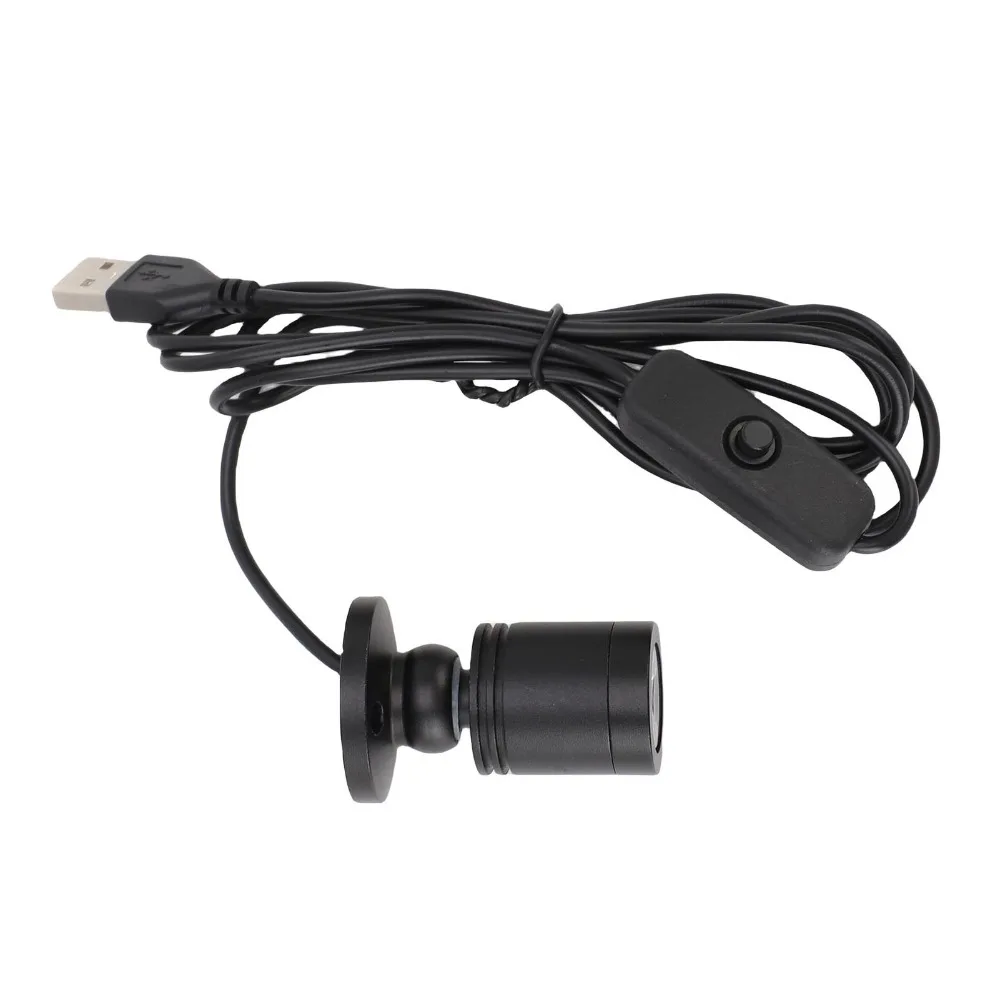 Energy Efficient 5V USB Powered LED Spotlight 1W Neutral Light 4000K Spotlight 4.92ft Cable CRI 80+ LED Display Light Shelves