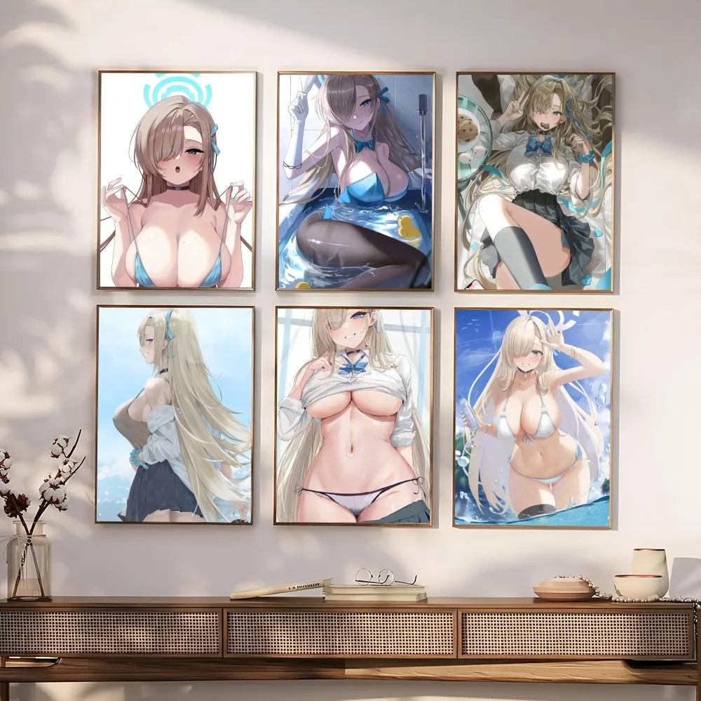 Blue Archive Ichinose Asuna Poster Paper Print Home Living Room Bedroom Entrance Bar Restaurant Cafe Art Painting Decoration