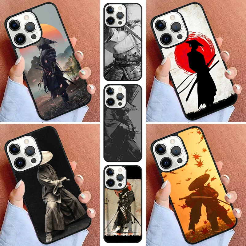 Bushido Samurai Phone Case For iPhone 16 15 14 Pro 11 13 12 Mini Max SE 2020 6s 7 8 Plus Cover Capa