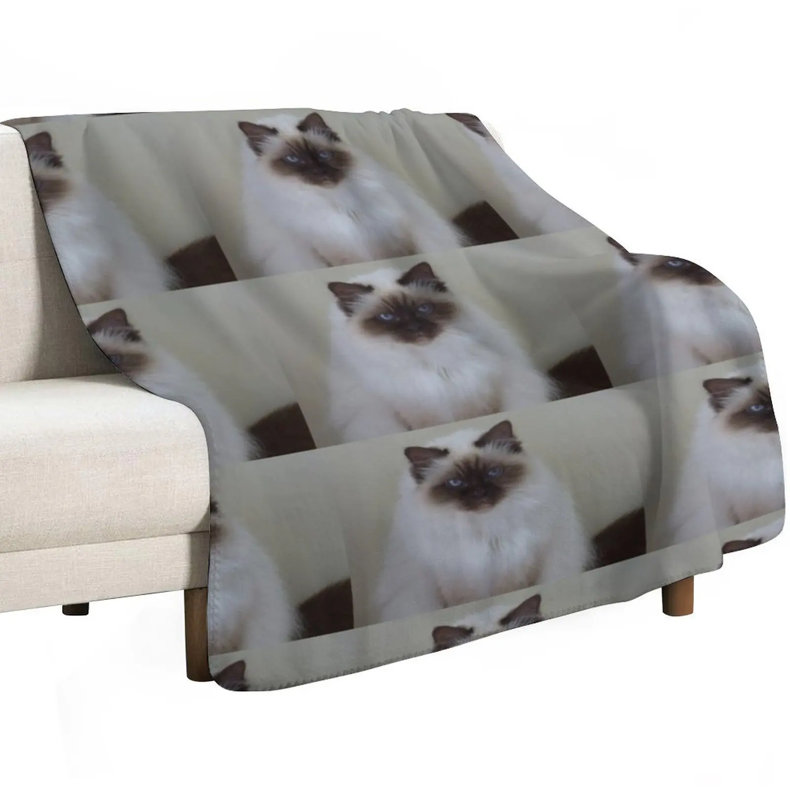 Baby Blue Eyes Throw Blanket Sofas Single Kid'S Camping Travel christmas gifts Blankets