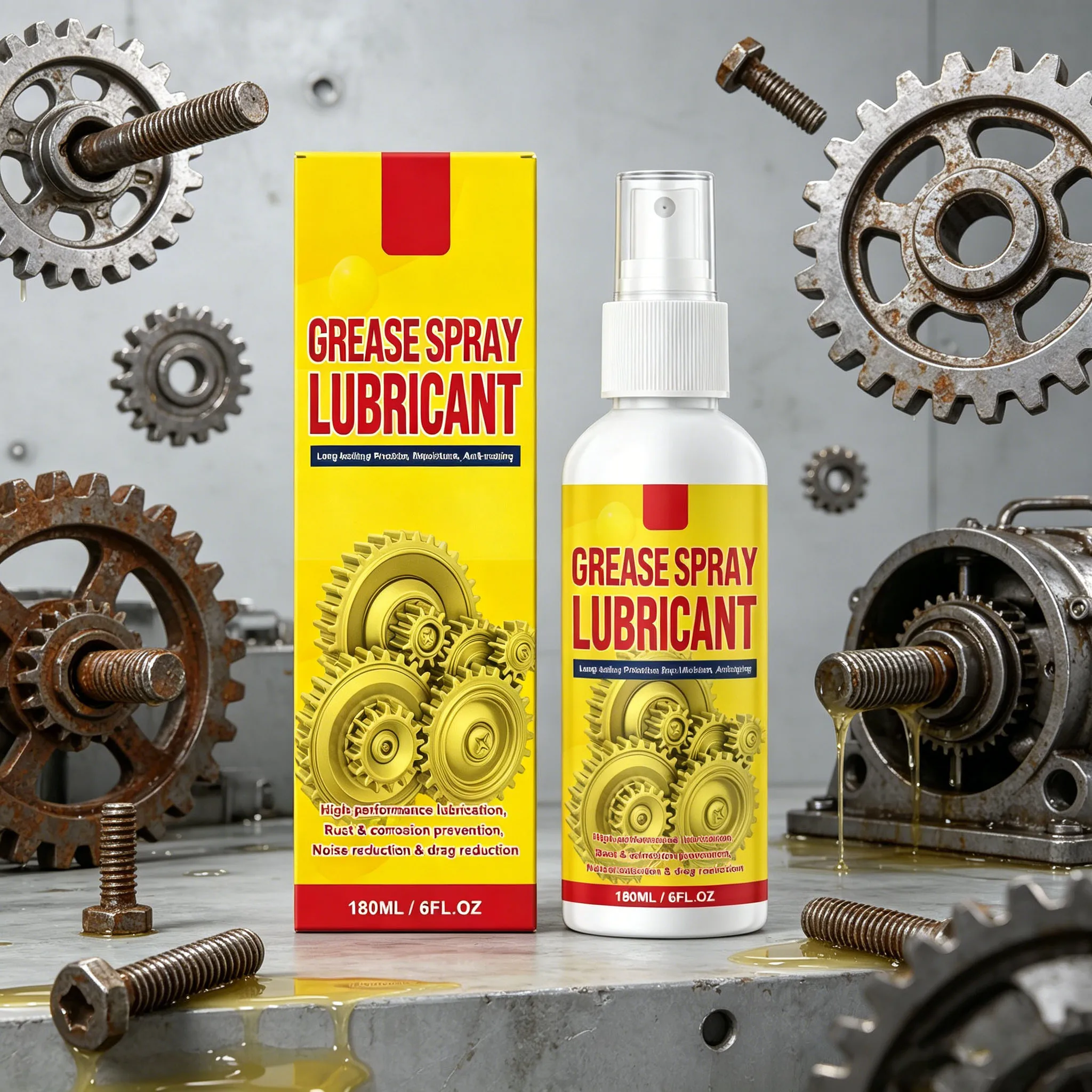 Rostentferner-Schmierspray Schnelle Rostlösung Anti-Oxidations-Oberflächenpolitur Schmiermittel Mehrzweck-Sprühmittel – Detail 3